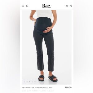 bae the label maternity jean size M